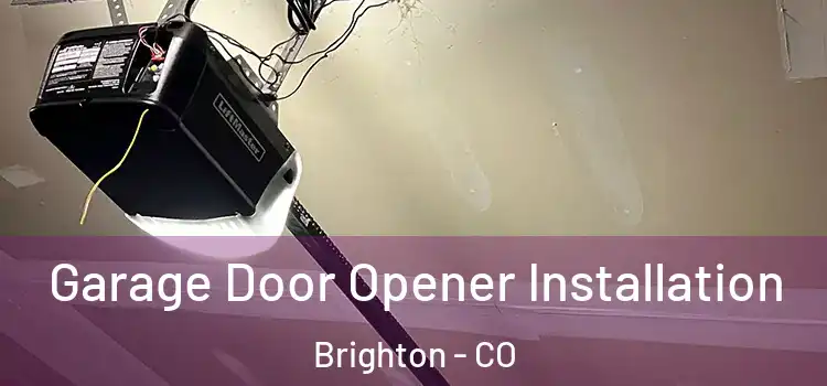  Garage Door Opener Installation Brighton - CO